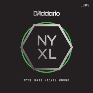 D'Addario NYXLB085T NYXL .085 Long Scale Tapered Nickel Wound Bass Guitar Single String
