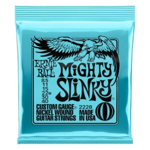 Electric Guitar Strings Ernie Ball 8.5-40 Mighty Slinky 100% Genuine