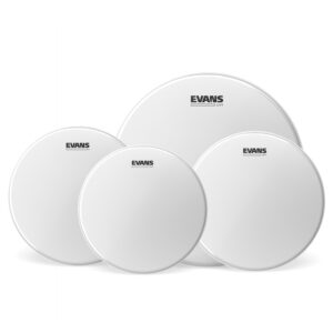 Evans UV1 Coated Drum Heads (10", 12", 14") With 14" UV1 Snare Head EPP-UV1-F