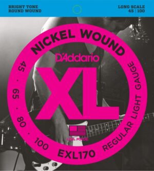 D'Addario EXL170 Bass Guitar Long Scale 45-100