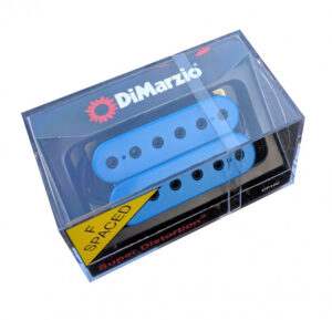 DiMarzio Super Distortion F-Spaced Humbucker BLUE Guitar Pickup DP100FBL+BK