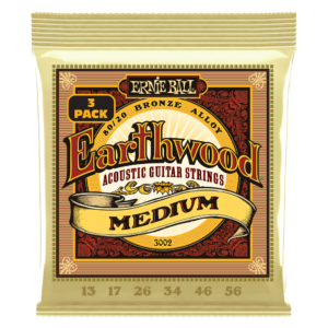 Acoustic Guitar Strings 13-56 Ernie Ball Earthwood X3 PACK 100% Genuine