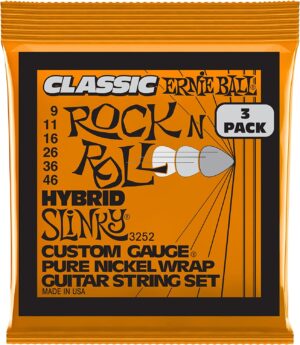 Electric Guitar Strings Classic 9-46 Rock N Roll Slinky Pure Nickel X3 SETS 100% Genuine