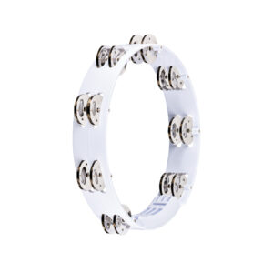 Meinl Headliner Series 10" White Tour Tambourine, 2 Rows HTT10WH