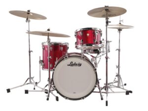 Ludwig Classic Maple Downbeat Drum Kit Shell Pack, Red Sparkle L84023AX27