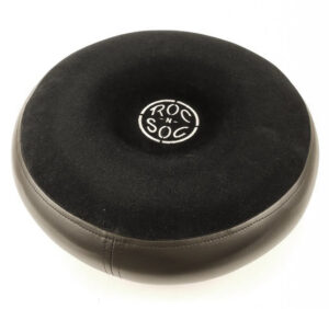 Roc n Soc Drum Stool Throne ROUND TOP Black RS R-K