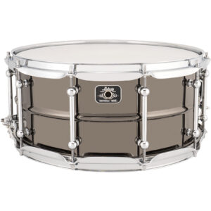 Ludwig 14" X 6.5" Universal Black Brass Snare Drum w/Chrome LU6514C