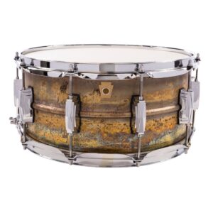 Ludwig 14" x 6.5" USA Raw Brass Snare Drum LB464R