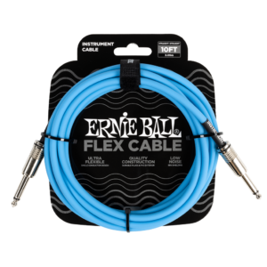 Guitar Instrument Cable Ernie Ball 10ft Blue 100% Genuine