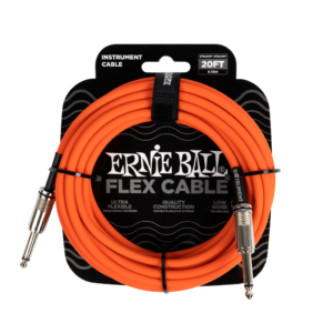 Guitar Instrument Cable Ernie Ball 20ft Orange 100% Genuine