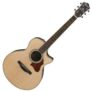 Ibanez Electro-Acoustic Guitar, Natural Inc Gigbag AE205JR-OPN