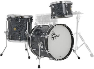 Gretsch Brooklyn USA Drum Kit Shell Pack, Deep Marine Black Pearl GB-E403-094