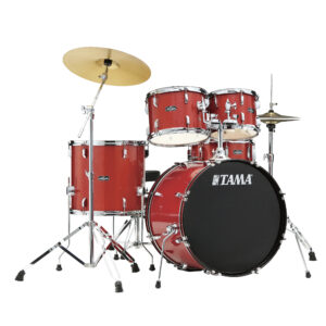 Tama Stagestar Drum Kit Inc Hardware And Cymbals, Candy Red Sparkle ST50H5Z-CDS