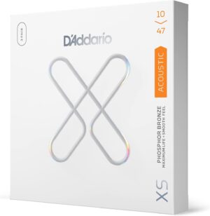 Acoustic Guitar Strings D'Addario 10-47 Coated Phosphor Bronze, Extra Light X3 PACK