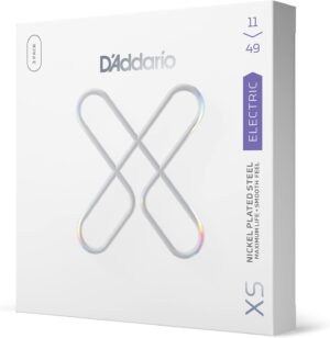 D'Addario 11-49 Medium, XS Nickel Coated Electric Guitar Strings 3-Pack