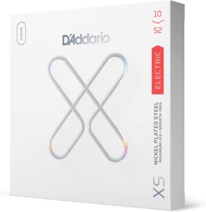 D'Addario 10-52, XS Nickel Coated Electric Guitar Strings 3-Pack