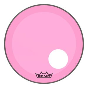 Remo 20" Powerstroke 3 Resonant Colortone Pink Bass Drum Head P3-1320-CT-PKOH