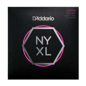 Bass Guitar Strings D'Addario NYXL32130SL Super Long Scale, 6-String 32-130