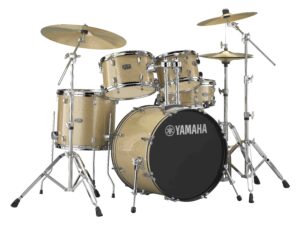 Yamaha Rydeen Rock Drum Kit, Champagne Glitter Includes Hardware And Paiste Cymbals