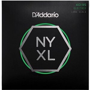 Bass Guitar Strings D'Addario NYXL4095 Long Scale Super Light, 40-95