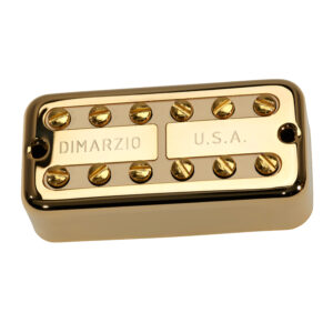Guitar Pickup DiMarzio New Tron Neck Humbucker Pickup, Gold Cover, Cream Insert DP291GCR