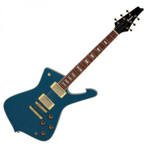 Ibanez Iceman Electric Guitar, Antique Blue Metallic IC420-ABM