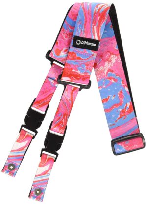DiMarzio Cliplock Steve Vai Guitar Strap Cherry Universe DD2244