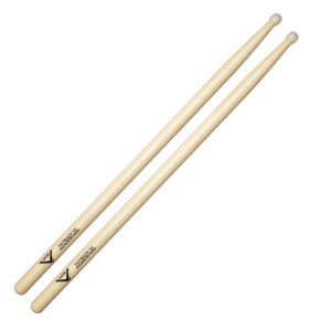 Vater 3A Nylon Tip USA Hickory Fatback Drum Sticks VH3AN