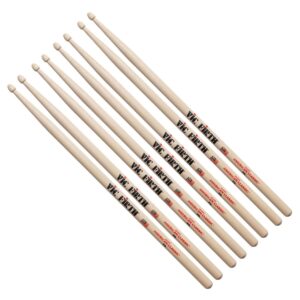 Vic Firth 7A Drum Sticks Hickory 4 Pairs For 3 Value Pack VF-7A