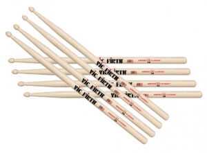 Vic Firth 2B Drum Sticks Hickory 4 Pairs For 3 Value Pack VF-2B