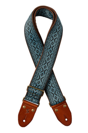 Guitar Strap Stagg Blue Diamond Woven Nylon SWO-LOS-BLUE