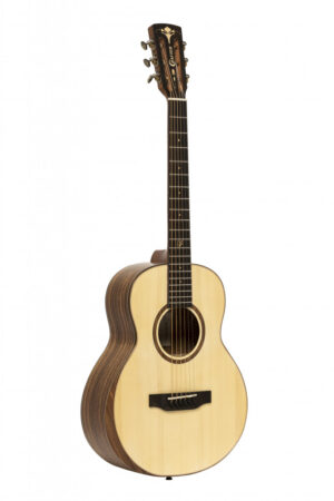 Crafter Electro Acoustic Travel Guitar Short Scale Inc Gigbag, Natural MINO KOA