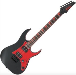 Ibanez GIO GRG131DX-BKF Electric Guitar, Black Flat