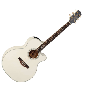Takamine Electro Acoustic Guitar, Pearl White GN37CE