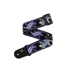 Guitar Strap D'Addario Vintage Planet Waves Lizards, Green Blue