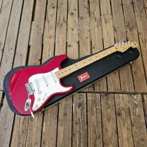 Fender Stratocaster Electric Guitar USA 40th Anniversary 1994, Red Includes Case USED! RKFEN010525