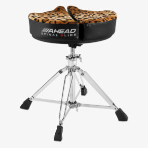 Ahead Drum Stool Throne Spinal G Four Leg, Leopard Print Top ASPG-LEP