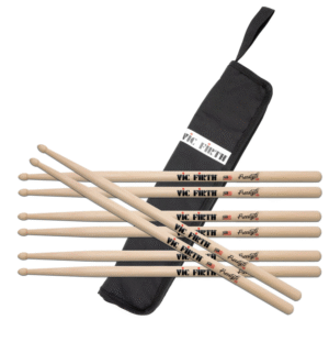 Vic Firth FS5B Bundle 4 Pairs Includes Essential Stick Bag
