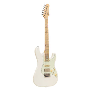 Crafter Charlote Strat Electric Guitar Olympic White