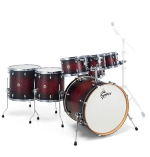 Gretsch Catalina Maple Drum Kit Shell Pack, Satin Deep Cherry Burst CM2-E627-SDCB