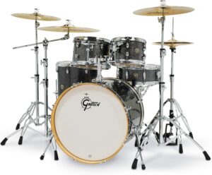 Gretsch Catalina Maple Drum Kit Shell Pack, Black Stardust CM2-E625-BS