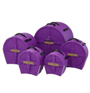 Hardcase Drum Case Set Purple HFUSION2-PURPLE