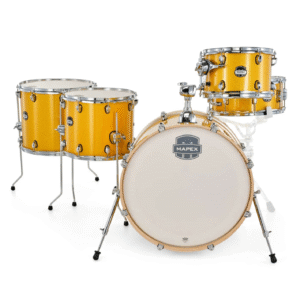 Mapex Mars Birch Drum Kit Crossover Shell Set, Sunflower Sparkle MA528SF-YD
