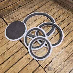 Remo Drum Muff'l Control Ring Rock Sizes USED! RKMUF070126