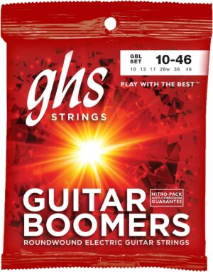 GHS Boomers GBL Light Gauge Electric Guitar Strings 10-46