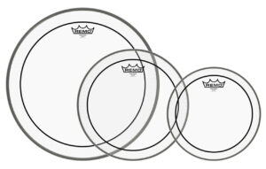 Remo Pinstripe Clear Tom Rock Fusion Drum Head Set PP-1472-PS