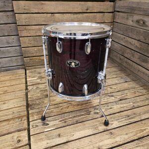 Drumworld 14" Floor Tom Drum, Transparent Red USED! RKDWD160126