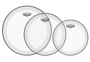 Remo Powerstroke 4 Clear Tom Fusion Drum Head Set PP-1002-P4