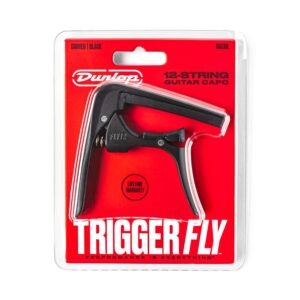 Guitar Capo Jim Dunlop Trigger Fly 12 String, Black 66CBK