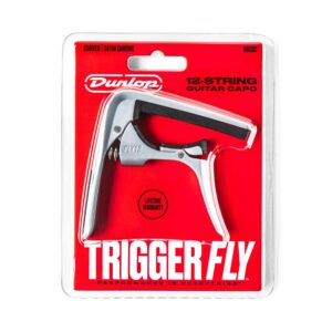 Guitar Capo Jim Dunlop Trigger Fly 12 String, Satin Chrome 66CSC